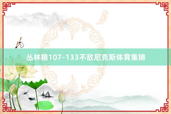 丛林狼107-133不敌尼克斯体育集锦