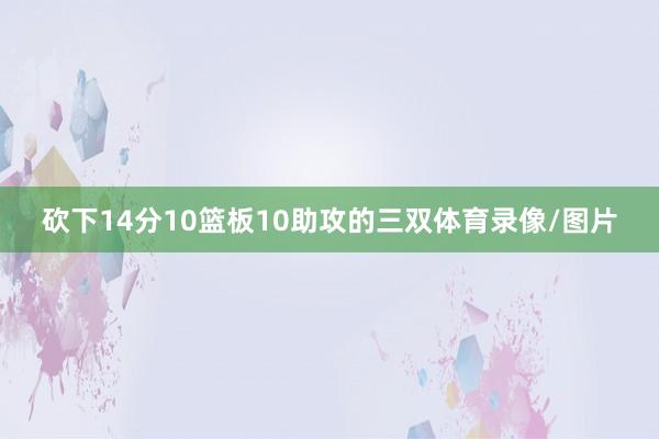 砍下14分10篮板10助攻的三双体育录像/图片