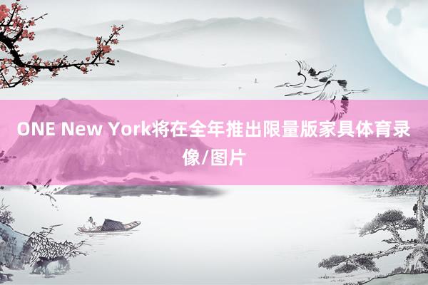 ONE New York将在全年推出限量版家具体育录像/图片